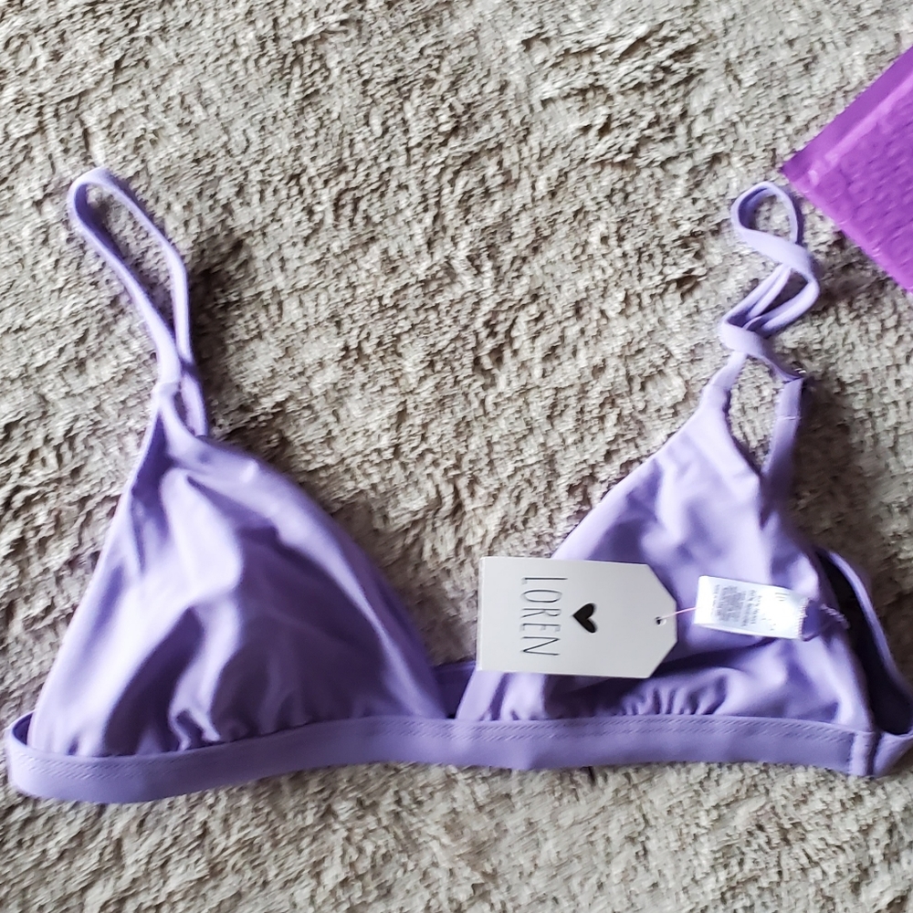 Brand New ❤ Loren violet bikini set